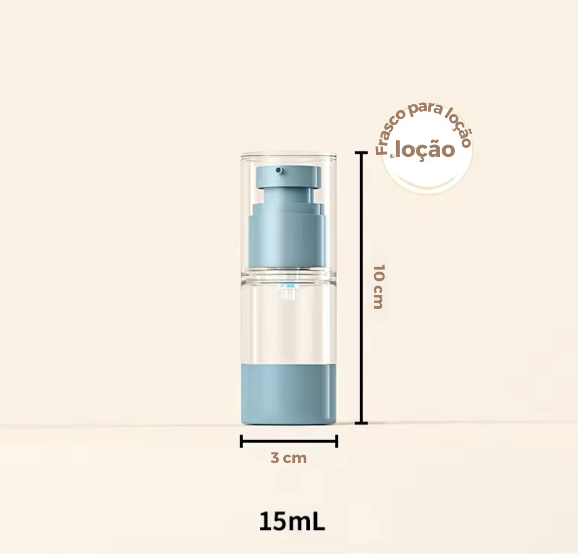 Nordic Touch - Spray Portátil de Viagem para Cosméticos