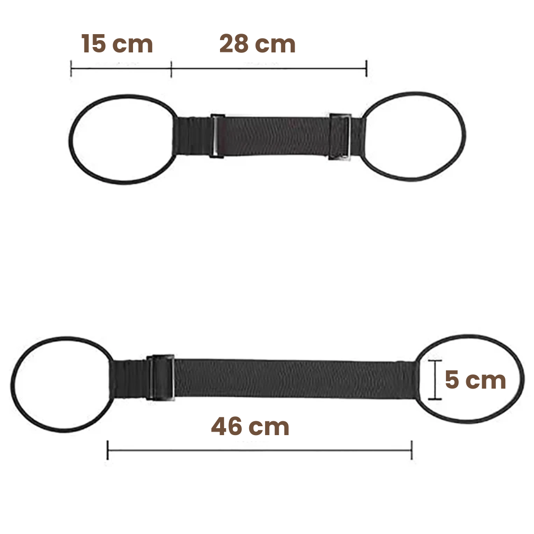 Cinto Elástico BagStrap para Bagagem com Alça Ajustável