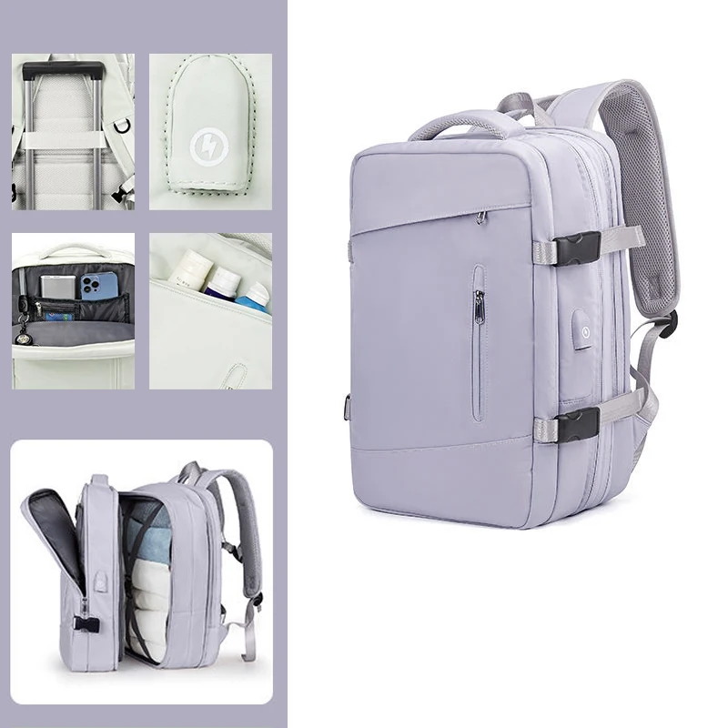 Mochila de Viagem Multiuso TravelTech - Carga USB