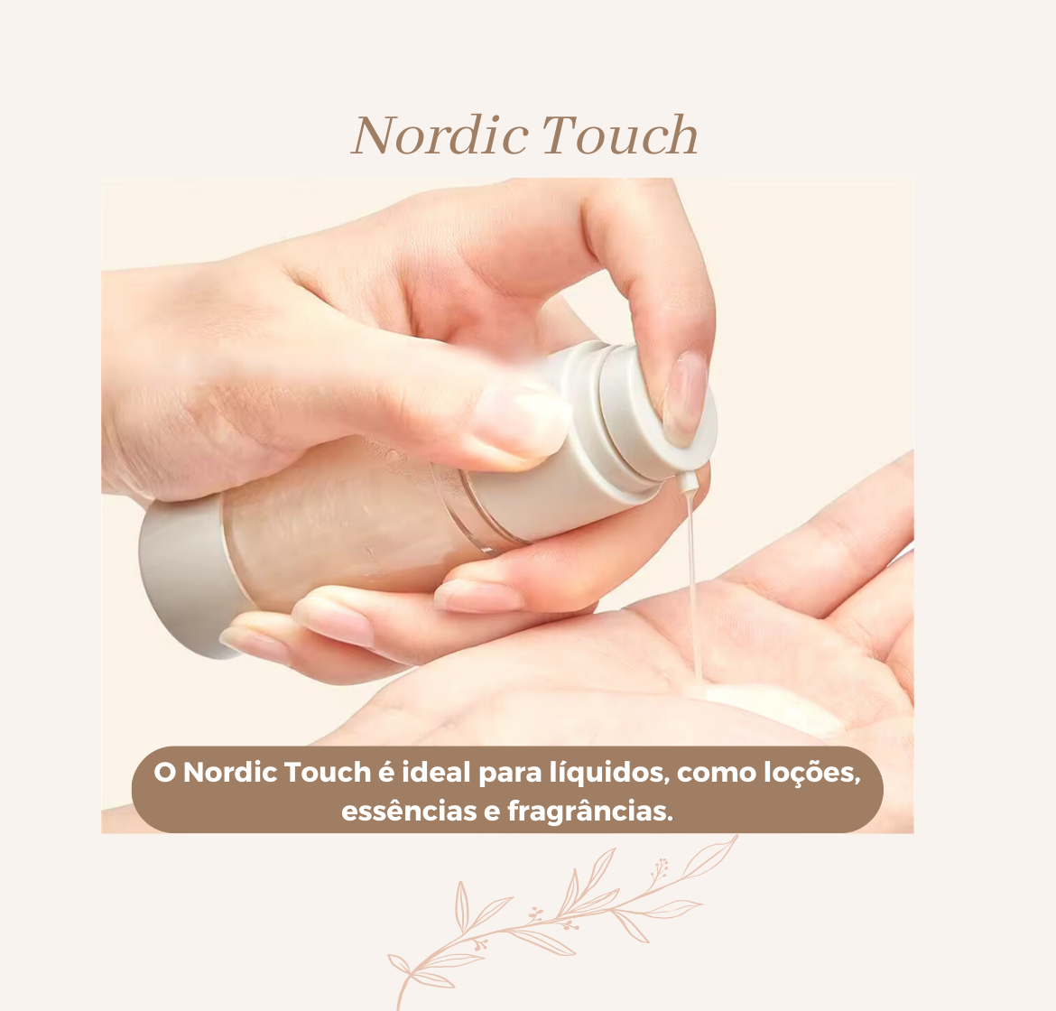 Nordic Touch - Spray Portátil de Viagem para Cosméticos