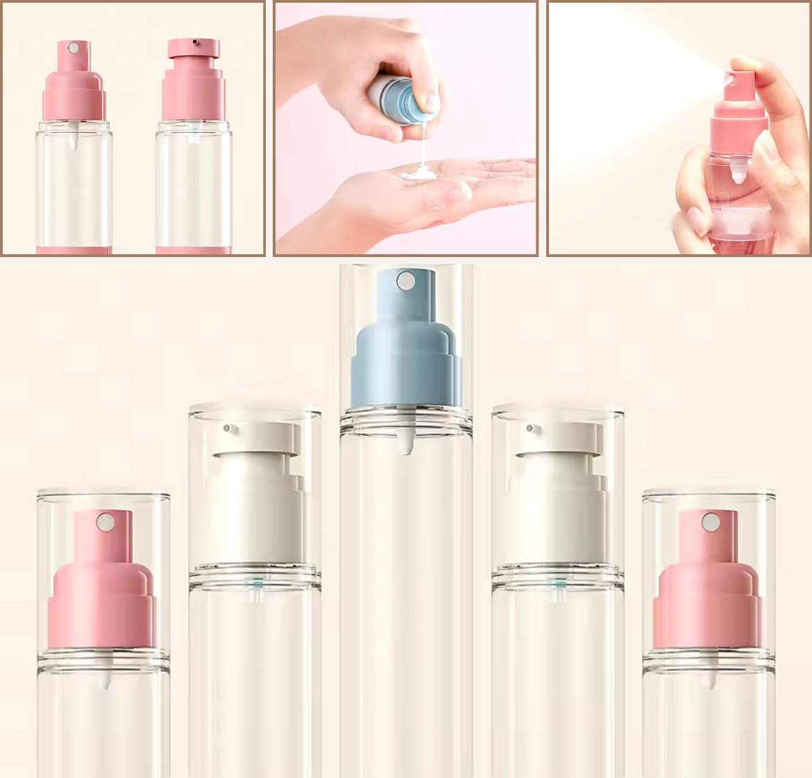 Nordic Touch - Spray Portátil de Viagem para Cosméticos