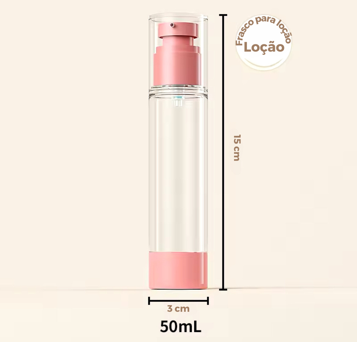 Nordic Touch - Spray Portátil de Viagem para Cosméticos