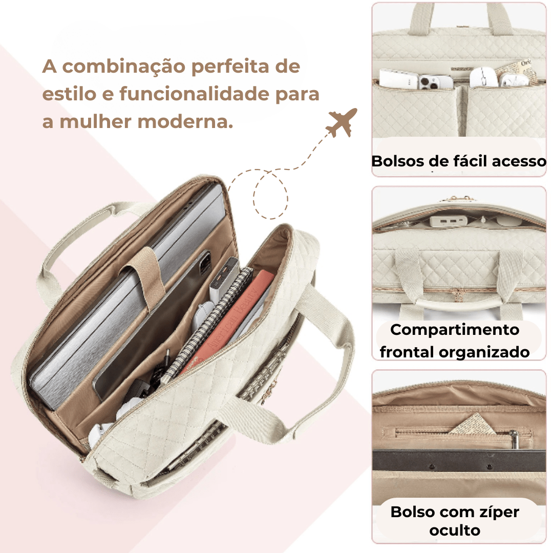 Bolsa para Laptop 15,6 e 17,3 polegadas LadyTech - Shop Viagem
