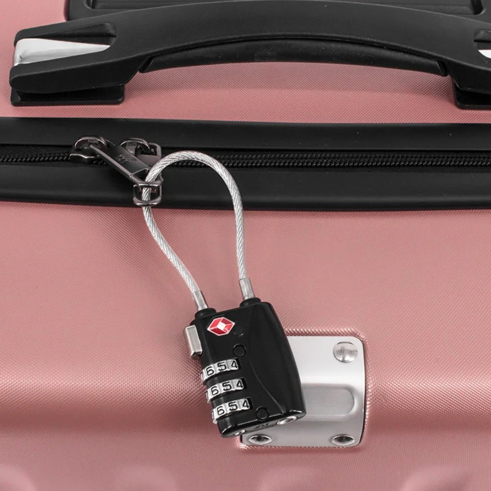 Cadeado de Viagem LockMaster de Cabo de Aço com Senha - Shop Viagem