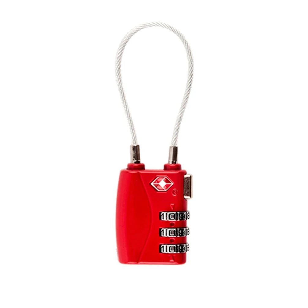 Cadeado de Viagem LockMaster de Cabo de Aço com Senha - Shop Viagem