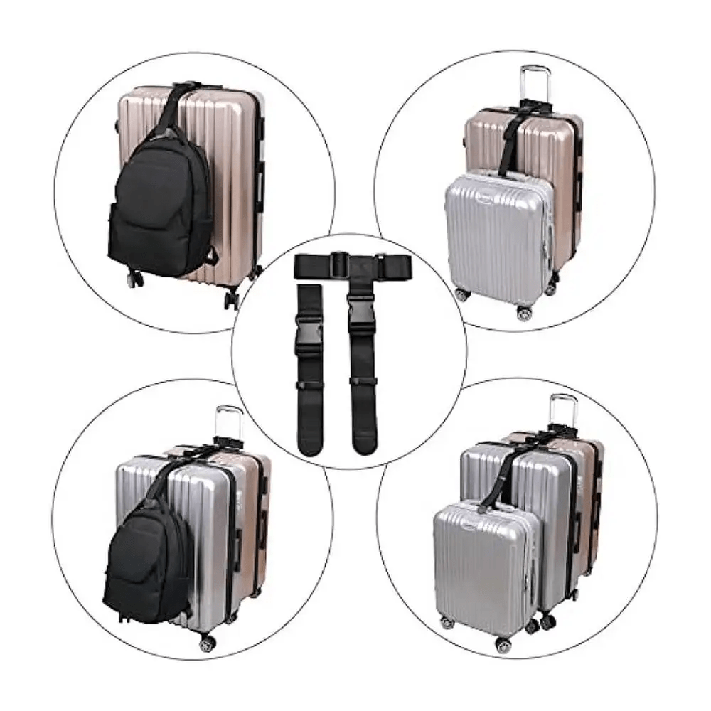 Correia Ajustável StrapClip Acessório para Fixação de Bagagem - Shop Viagem