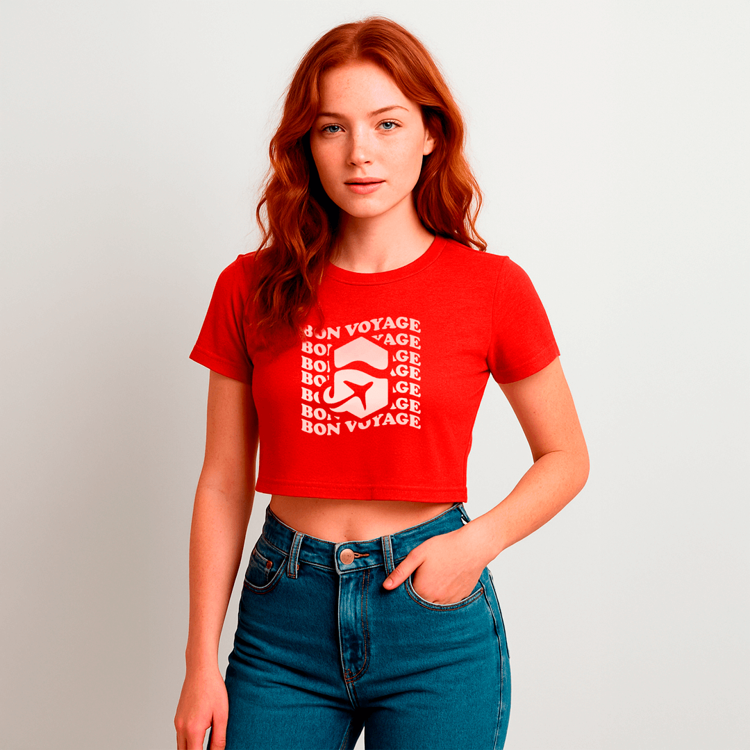 Cropped Bon Voyage – Shop Viagem - Shop Viagem