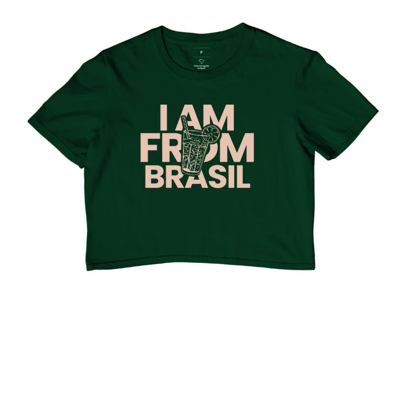 Cropped I Am From Brasil - Shop Viagem