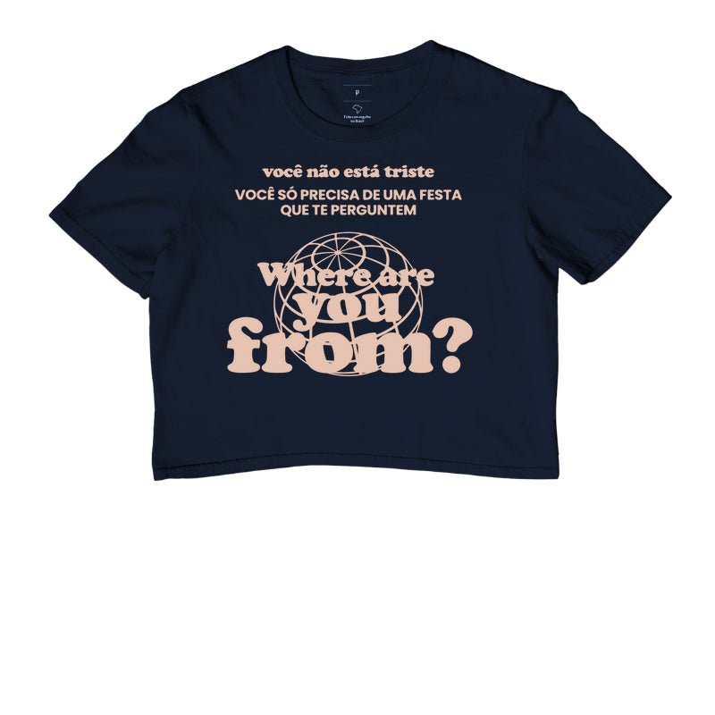 Cropped Travel Mood On - Shop Viagem