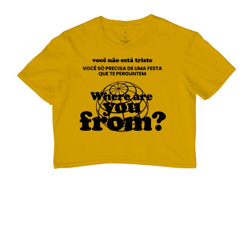 Cropped Travel Mood On - Shop Viagem