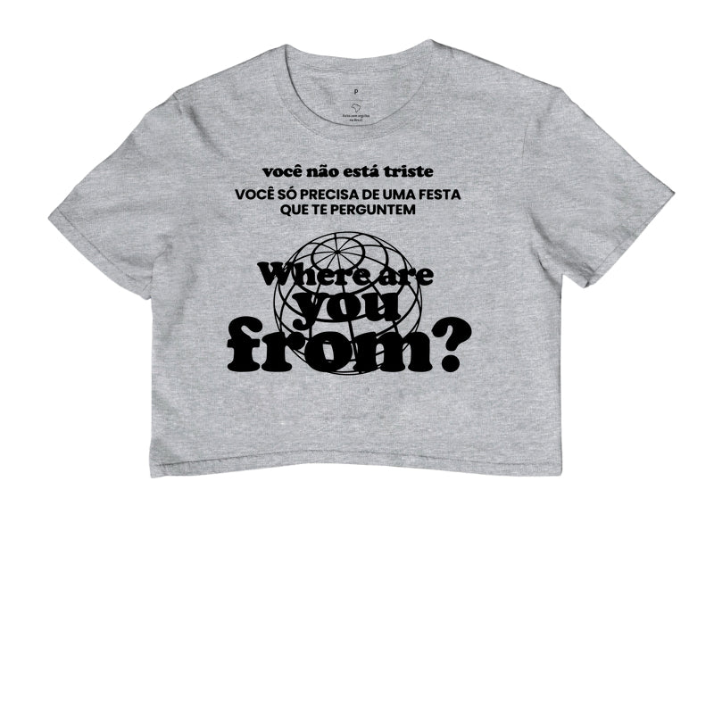 Cropped Travel Mood On - Shop Viagem