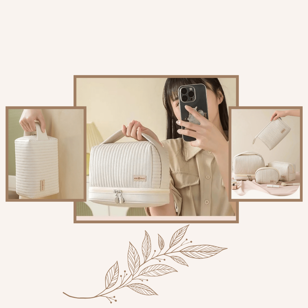 Glam Traveller - Organizador de maquiagem portátil - Shop Viagem