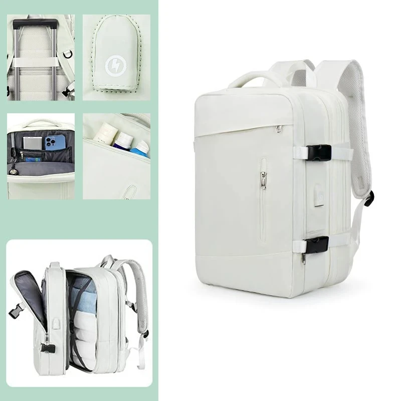 Mochila de Viagem Multiuso TravelTech - Carga USB