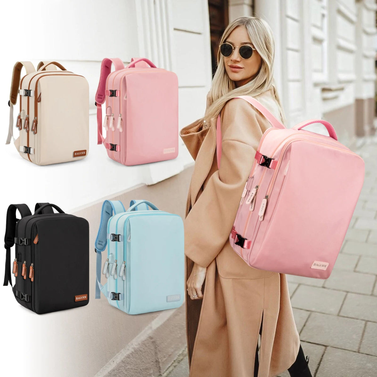 Mochila Multifuncional TravBag com Carregamento USB - Shop Viagem