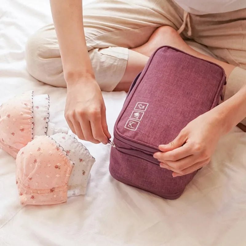 Organizador de roupa íntimas e meias para Viagem - Shop Viagem