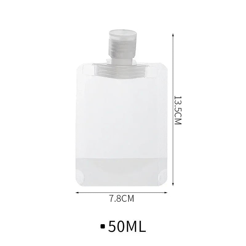 TravelFill - Kit de Mini Bolsas Recarregáveis para Cosméticos - Shop Viagem