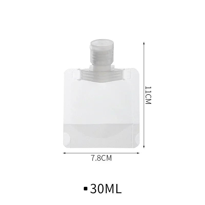 TravelFill - Kit de Mini Bolsas Recarregáveis para Cosméticos - Shop Viagem
