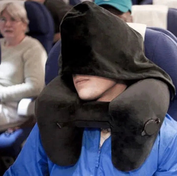 Travesseiro para Pescoço ComfyNeck em Formato H com Capuz - Shop Viagem