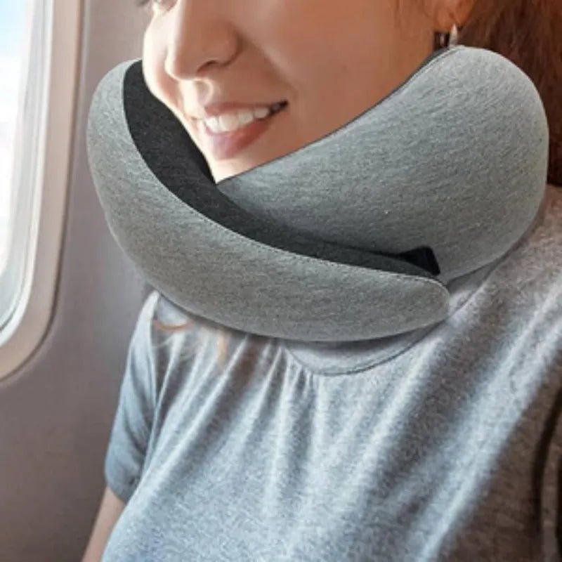 Travesseiro para Pescoço TravelNeck em Formato U com Suporte 360° - Shop Viagem