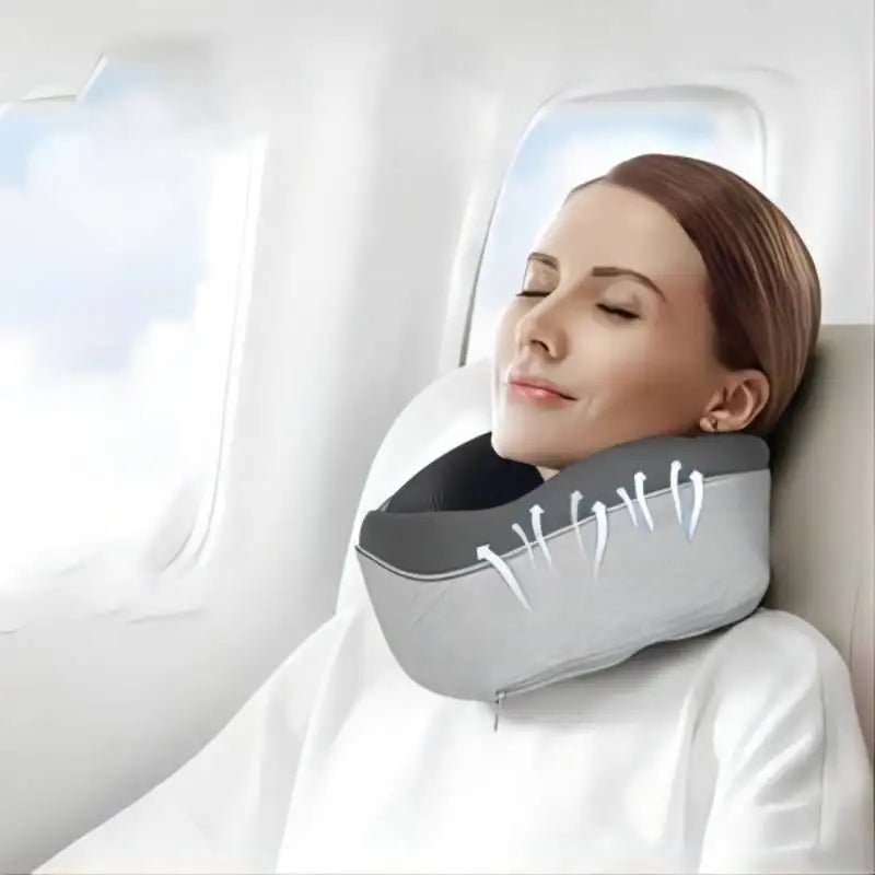 Travesseiro para Pescoço TravelNeck em Formato U com Suporte 360° - Shop Viagem
