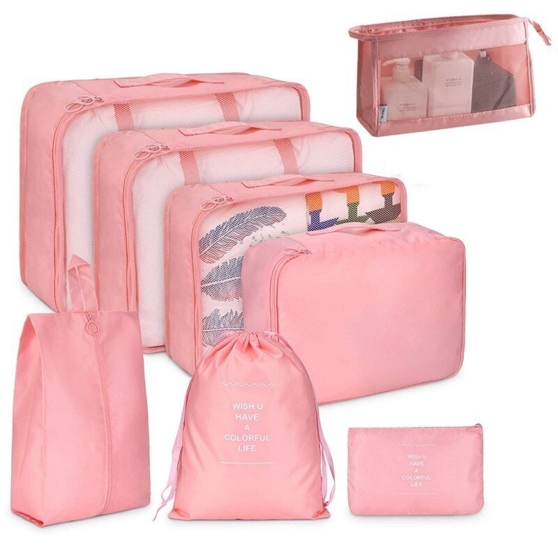 Kit Bagtravel - 08 Bolsas Organizadoras - Shop Viagem