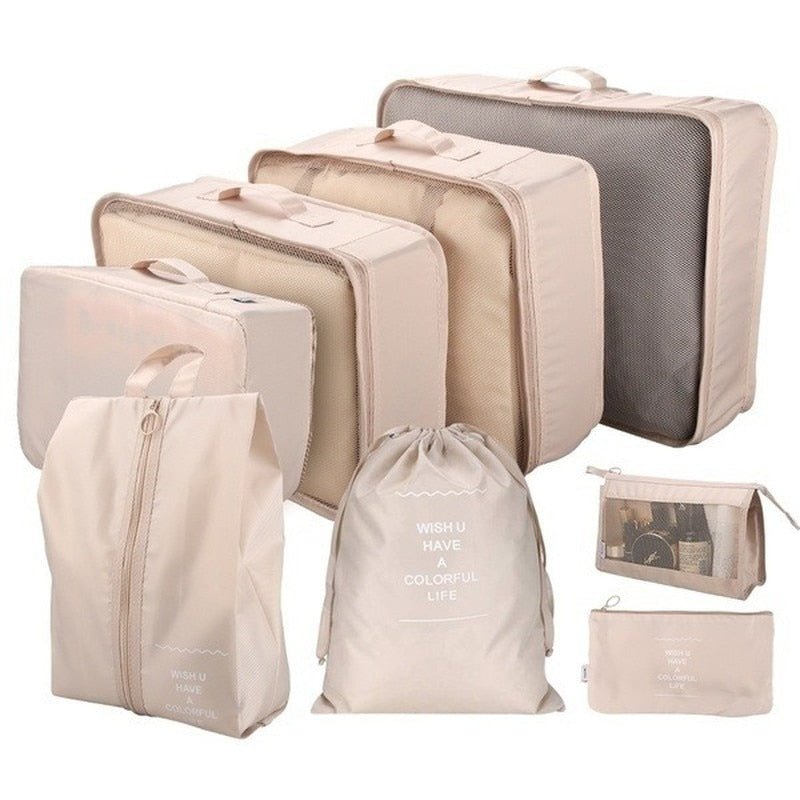 Kit Bagtravel - 08 Bolsas Organizadoras - Shop Viagem
