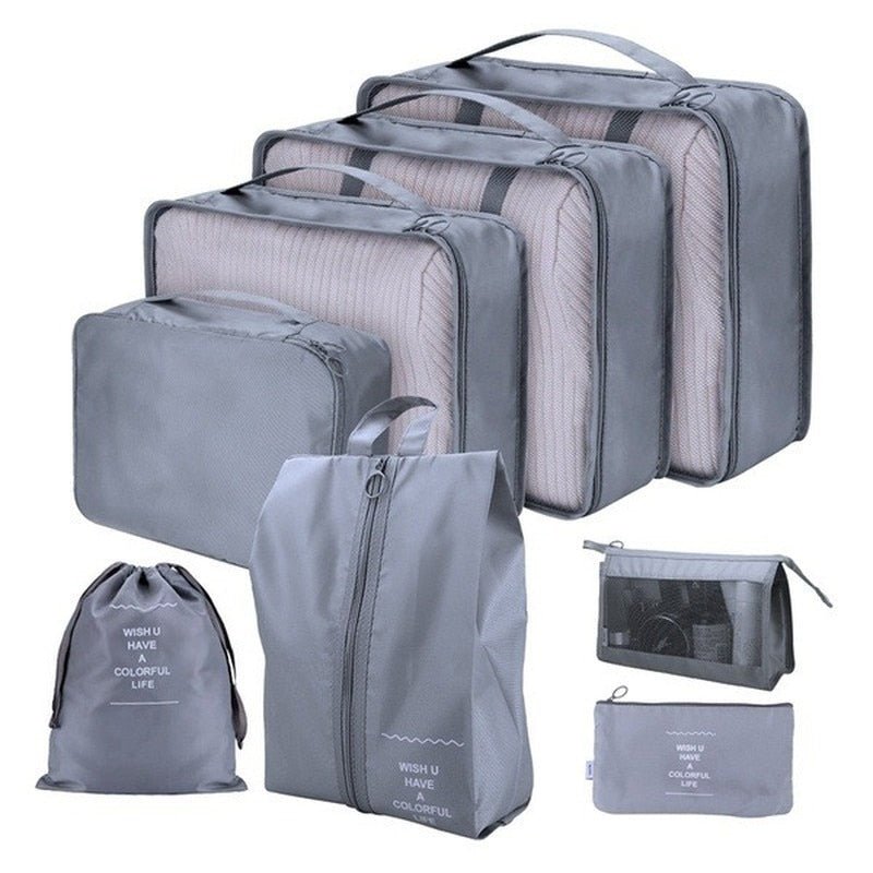 Kit Bagtravel - 08 Bolsas Organizadoras - Shop Viagem