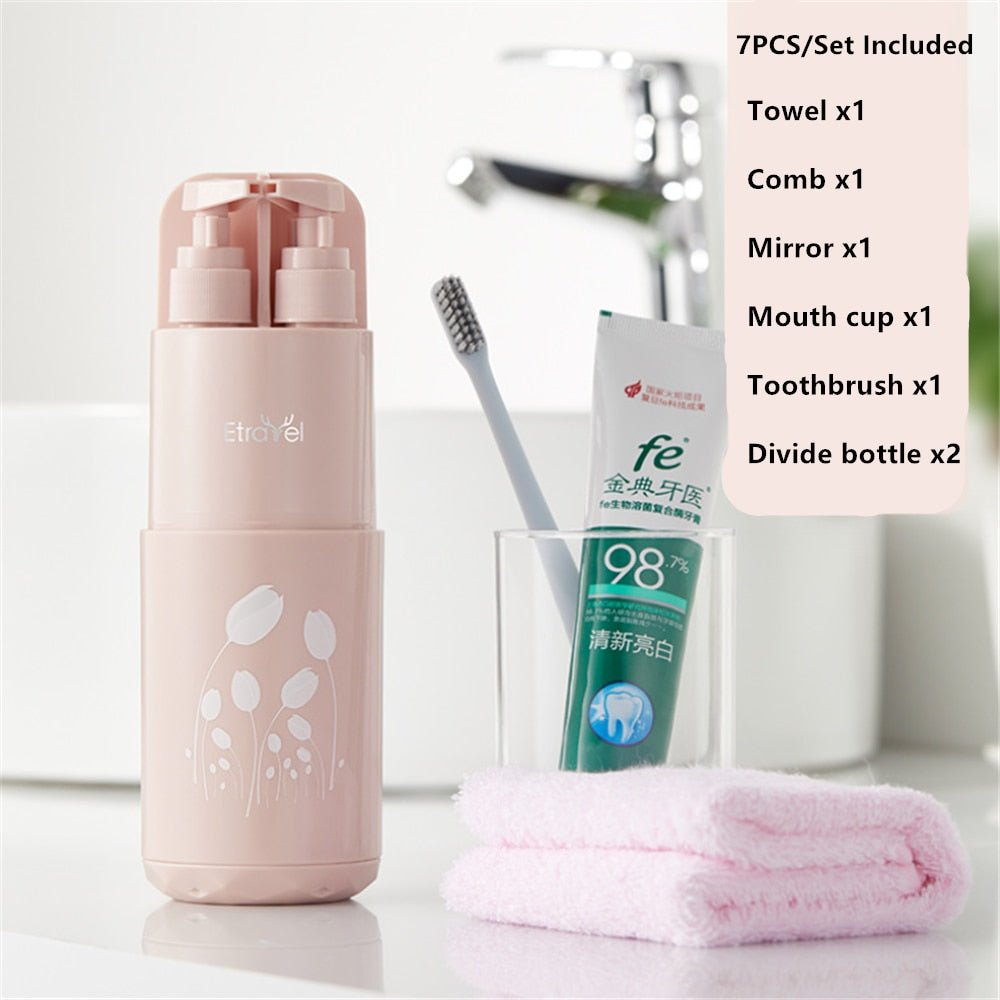 Kit de higiene pessoal 7 em 1 - ETravel - Shop Viagem