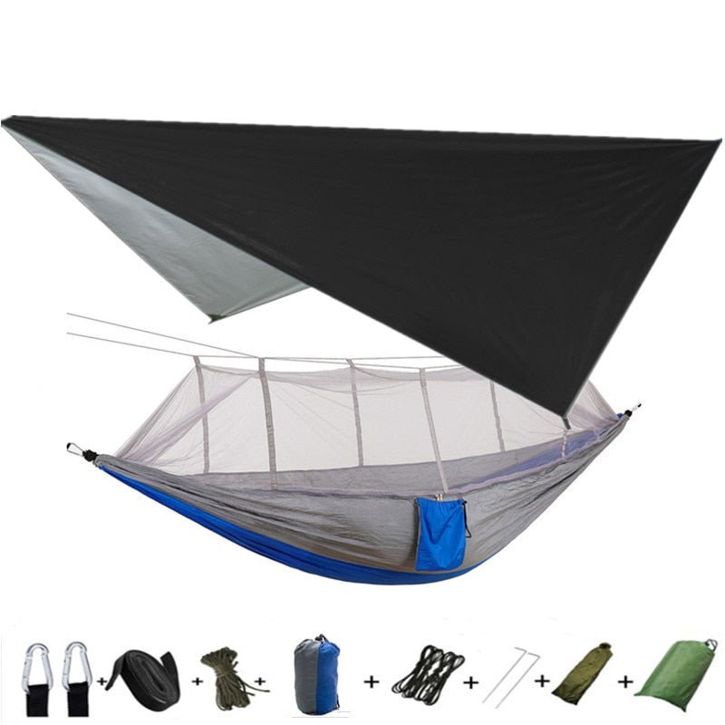 Rede de Acampamento com Toldo e Mosqueteiro - Shop Viagem