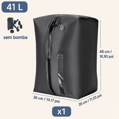 AeroVac – Sacos a Vácuo para Viagem + Bomba de Sucção