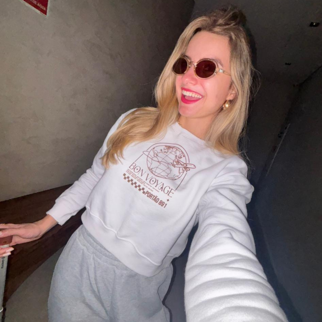Moletom Cropped Bon Voyage – Portão 891