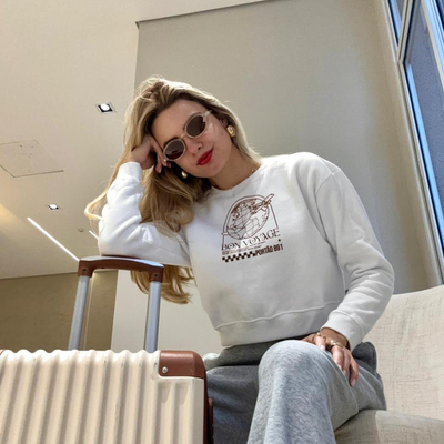 Moletom Cropped Bon Voyage – Portão 891