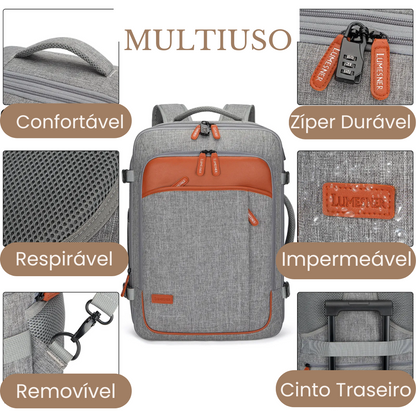 Mochila Feminina de Viagem VersaBag + 3 Necessaires GRÁTIS!