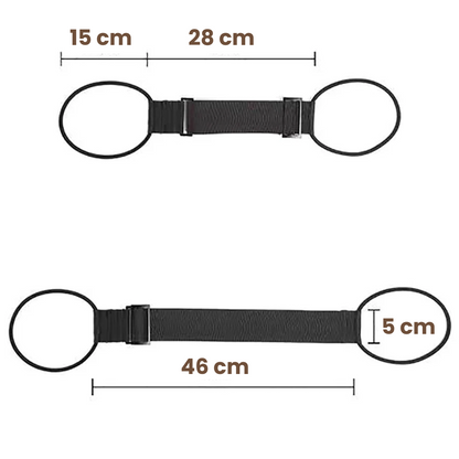 Cinto Elástico BagStrap para Bagagem com Alça Ajustável