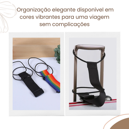 Cinto Elástico BagStrap para Bagagem com Alça Ajustável