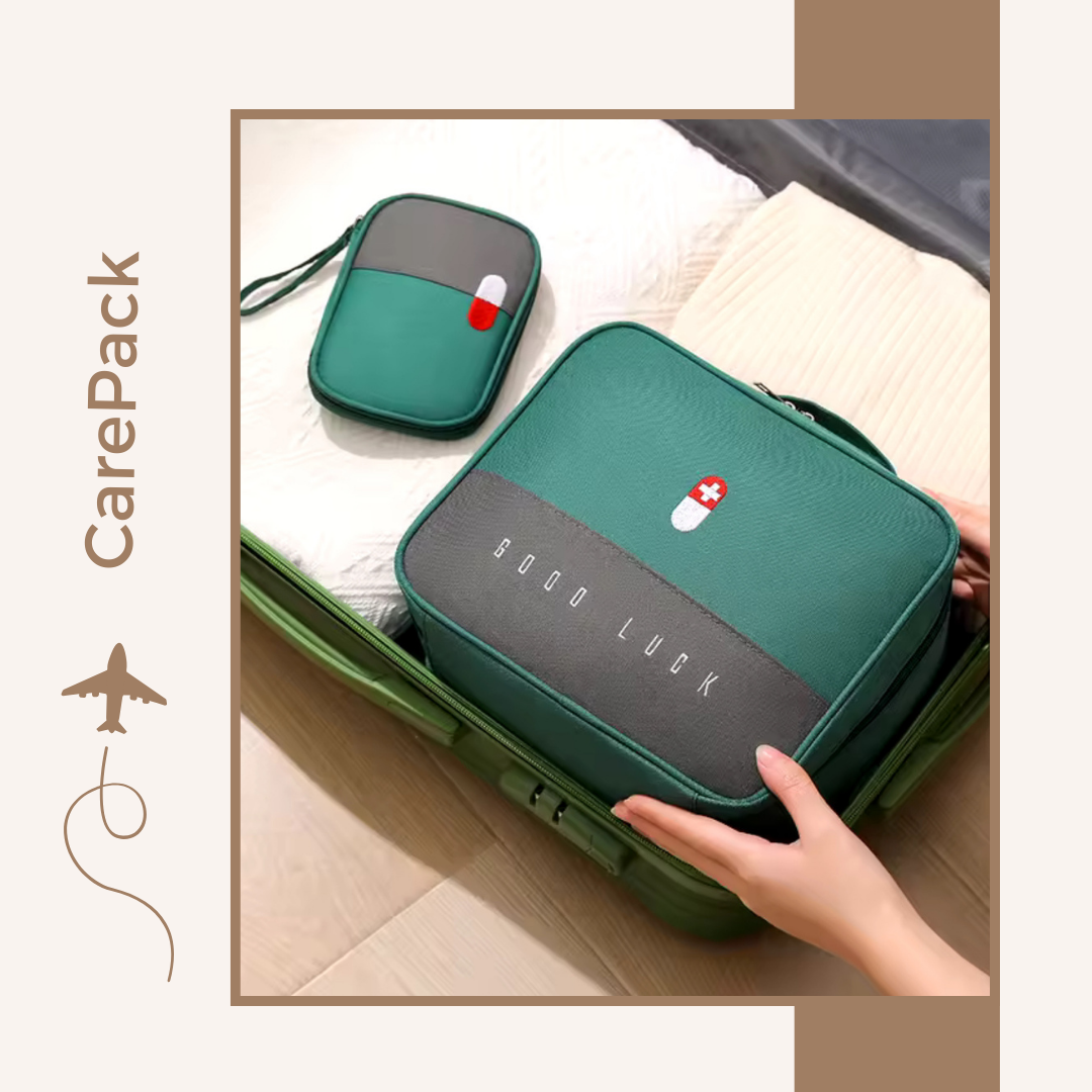 CarePack – Organizador de Medicamentos  Portátil para Emergências