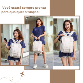 Mochila Impermeável Maternidade Comfort & Estilo