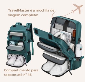 TravelMaster- Mochila de Viagem Feminina Impermeável