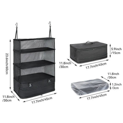 Bagagem Organizador de Viagem PackTrip Multiuso e Essenciais - Shop Viagem