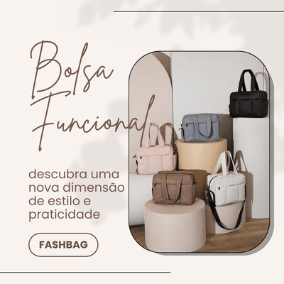 Bolsa de Mão Fashbag Multifuncional Impermeável - Shop Viagem