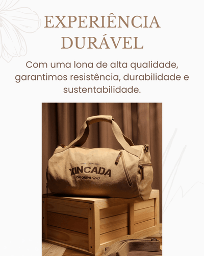 Bolsa de Mão UrbanBag em Lona Espaçosa Multifuncional - Shop Viagem