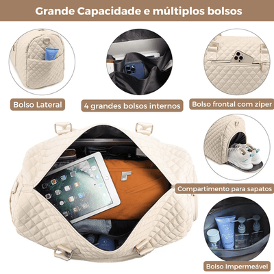 Bolsa de Viagem Feminina com Necessaire - Shop Viagem