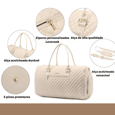 Bolsa de Viagem Feminina com Necessaire - Shop Viagem