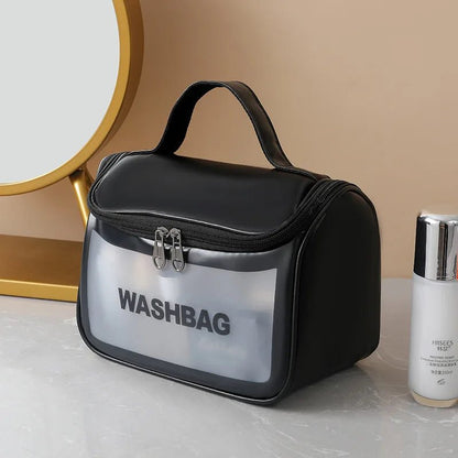 Bolsa Necessarie Transparente Impermeável - WashBag - Shop Viagem