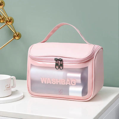 Bolsa Necessarie Transparente Impermeável - WashBag - Shop Viagem