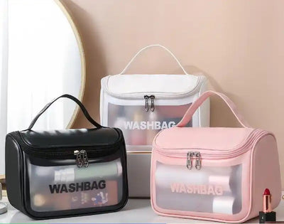 Bolsa Necessarie Transparente Impermeável - WashBag - Shop Viagem
