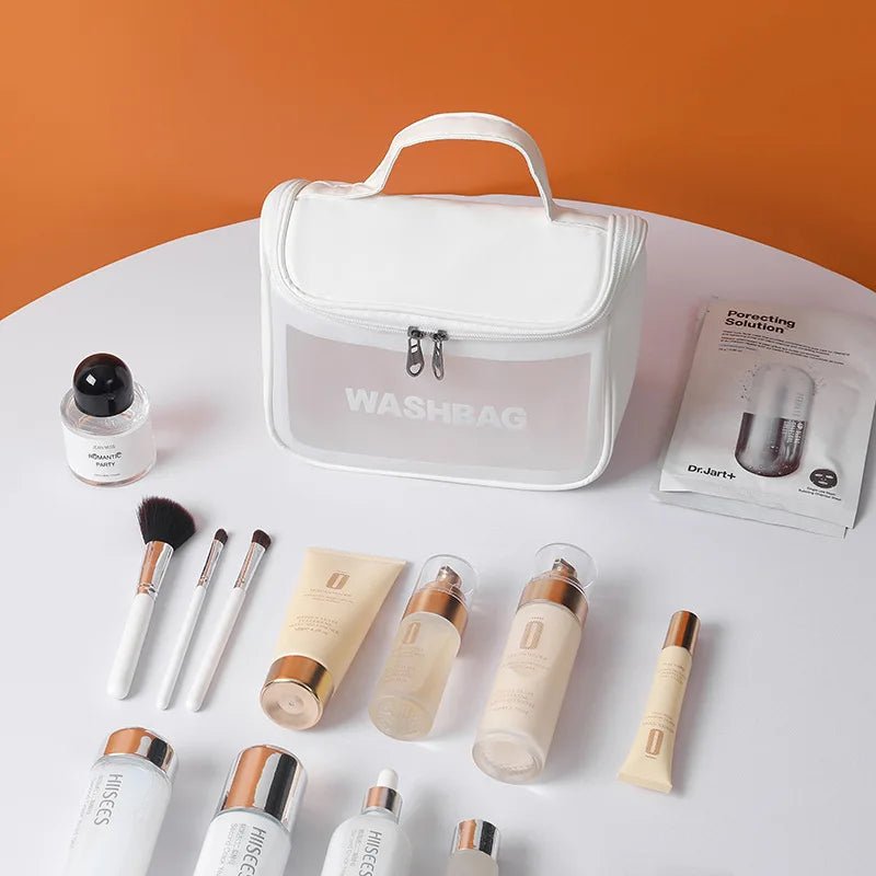 Bolsa Necessarie Transparente Impermeável - WashBag - Shop Viagem