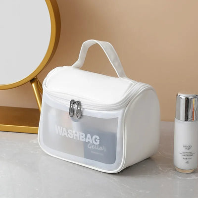 Bolsa Necessarie Transparente Impermeável - WashBag - Shop Viagem