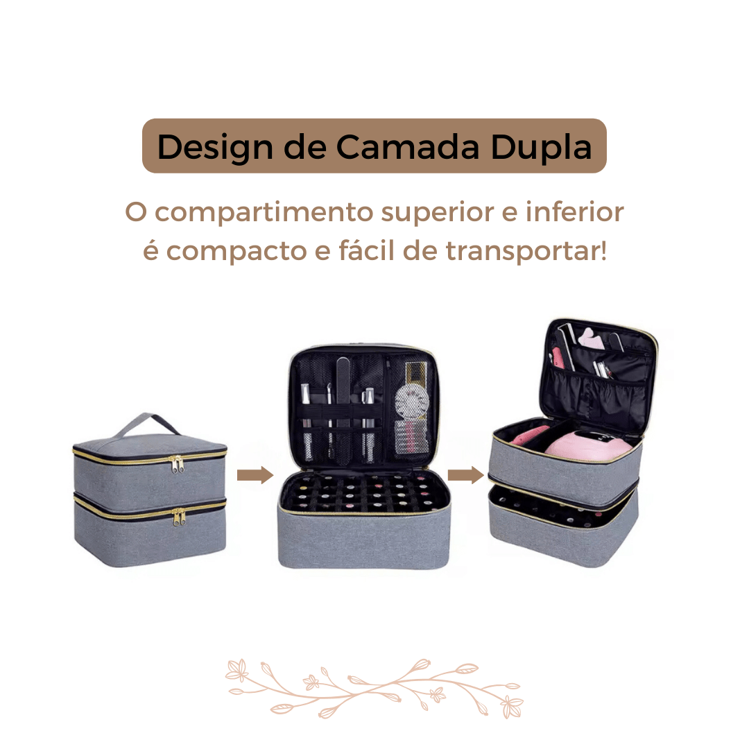 Bolsa Organizadora de Acessórios com camada dupla - Shop Viagem