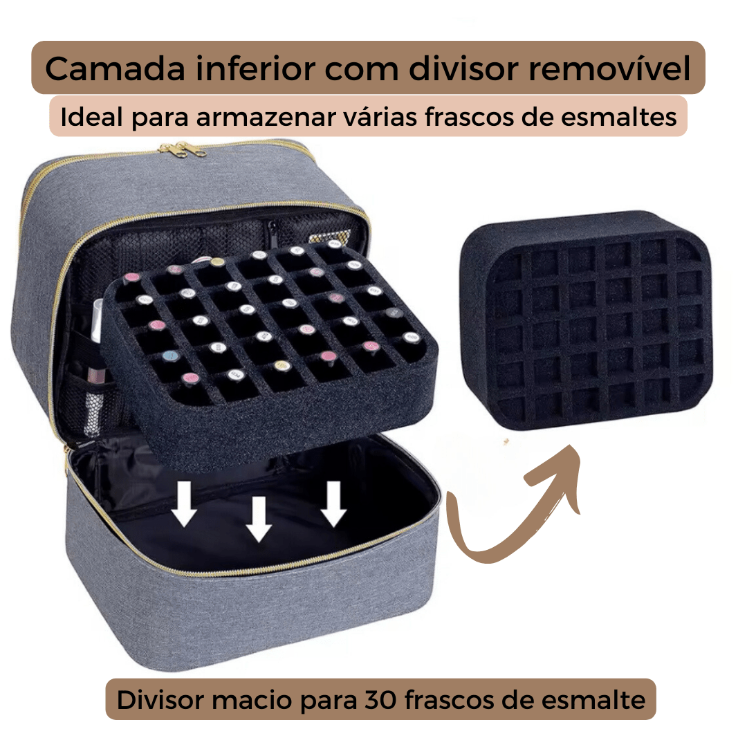 Bolsa Organizadora de Acessórios com camada dupla - Shop Viagem